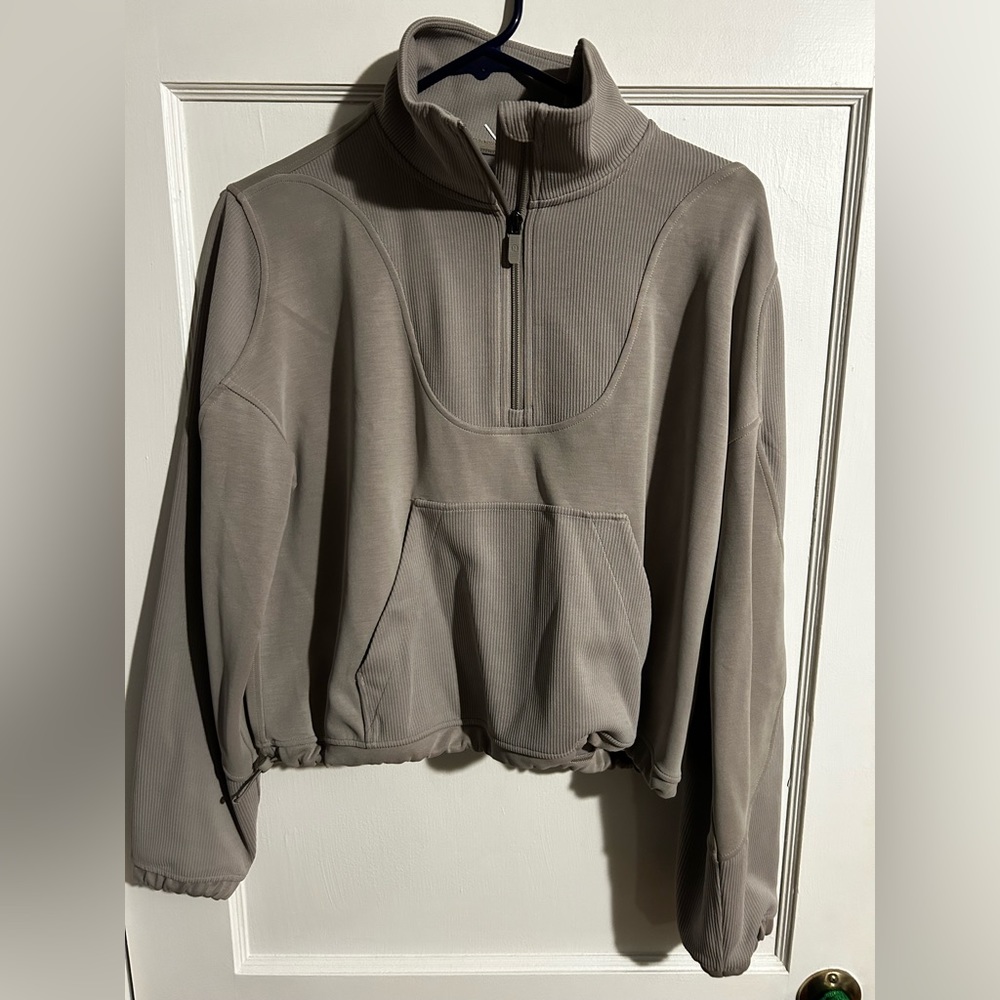 Lululemon ribbed softstreme half zip
